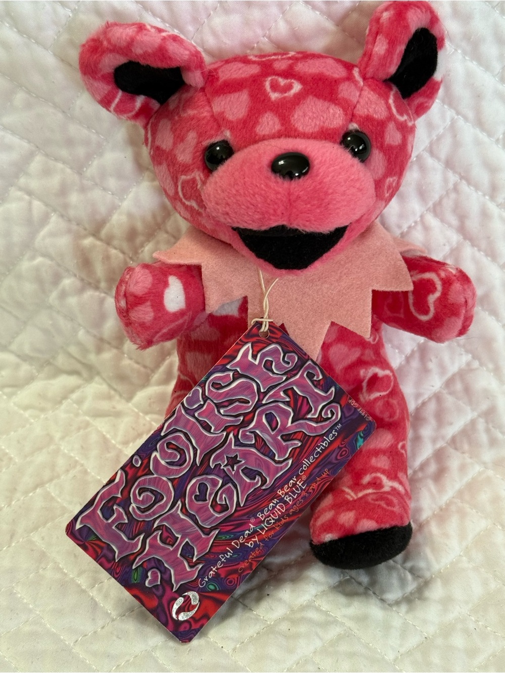 Grateful Dead 7" Beanie Bear NWT Foolish Heart